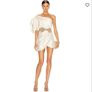 JOHANNA ORTIZ Ancestral Maloca Mini one shoulder Dress